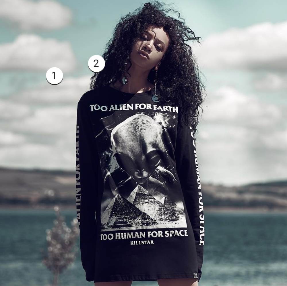 NWT! Killstar - Don't Belong Longsleeve Top
